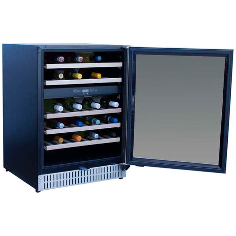 Summerset 24-Inch Outdoor Rated Dual Zone Wine Cooler - SSRFR-24WD