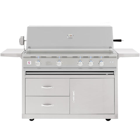 Summerset TRL Deluxe 44-Inch 4-Burner Natural Gas Grill With Rotisserie - TRLD44-NG