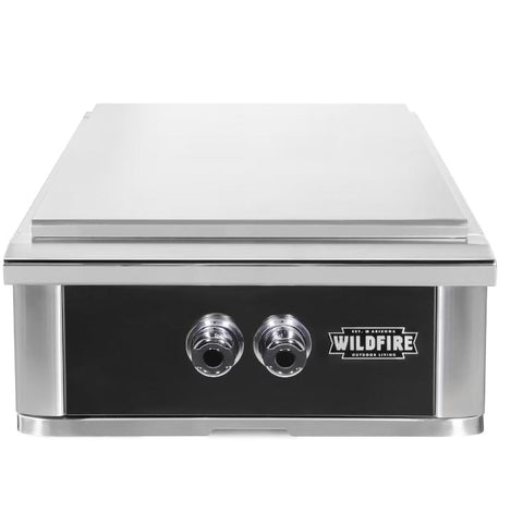 Wildfire 36-In Grill Outdoor Kitchen Package w/Power Burner and 24-In Outdoor Rated Refrigerator - WF-PRO36G-RH-NG