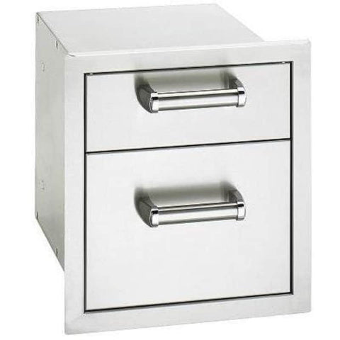 Fire Magic Premium Flush 14-Inch Double Access Drawer With Soft Close - 53802SC