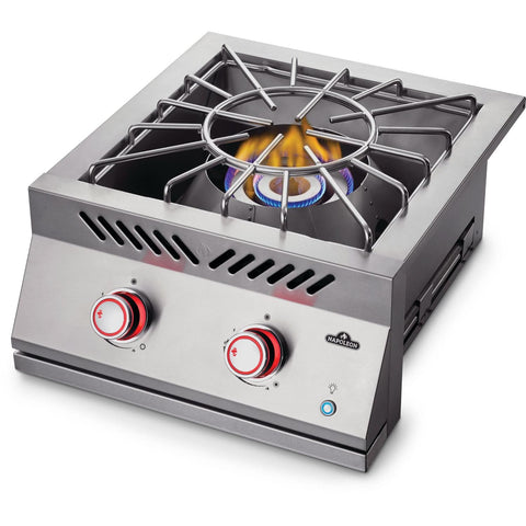 Napoleon Built-In 700 Series Natural Gas Power Burner with Stainless Steel Cover - BIB18PBNSS