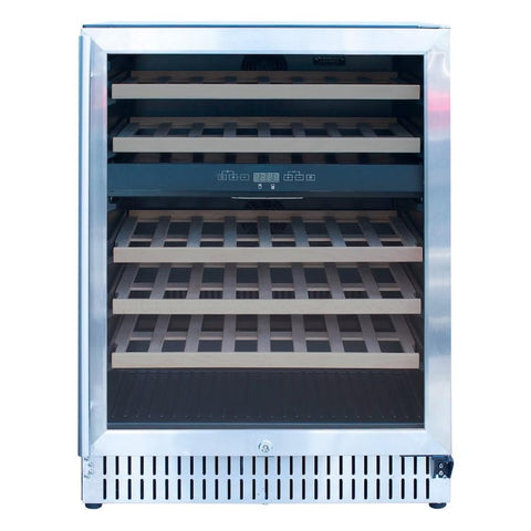 American Made Grills 24-Inch Outdoor Rated Wine Cooler - AMG-RFR-24W