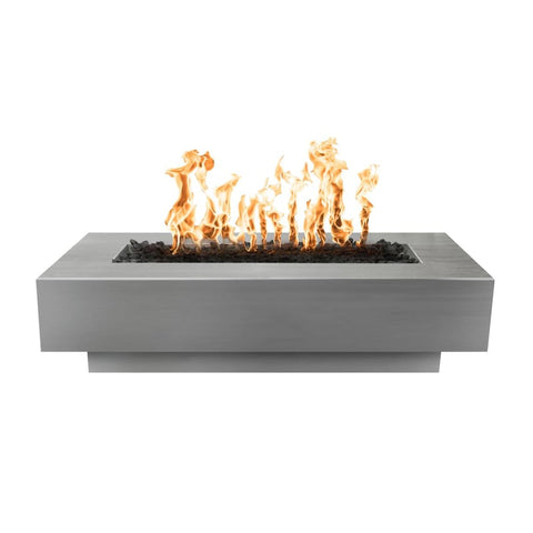 Coronado 48 Inch Match Light Rectangular Stainless Steel Propane Fire Pit By The Outdoor Plus