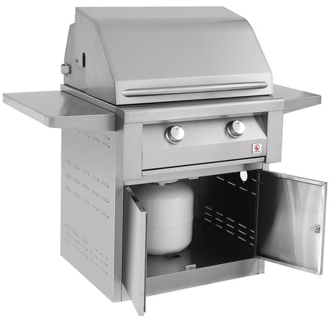 Summerset Builder 30-Inch 2-Burner Propane Gas Grill On Pedestal (Ships As Natural Gas With Conversion Fittings) - SBG30-LP