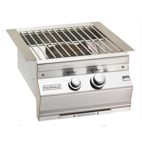 Fire Magic Classic Built-In Natural Gas Power Burner W/ Stainless Steel Grid - 19-KB1N-0