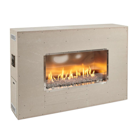 The Outdoor GreatRoom Company 60-Inch Linear Ready-to-Finish Single-Sided Natural Gas Fireplace W/ Direct Spark Ignition