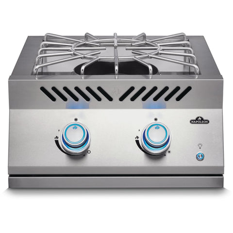 Napoleon Built-In 700 Series Natural Gas Power Burner with Stainless Steel Cover - BIB18PBNSS