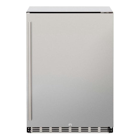 American Made Grills 5.3c Deluxe Outdoor Rated Fridge - AMG-RFR-24D