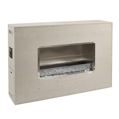 The Outdoor GreatRoom Company 72-Inch Linear Ready-to-Finish Single-Sided Propane Fireplace W/ Direct Spark Ignition