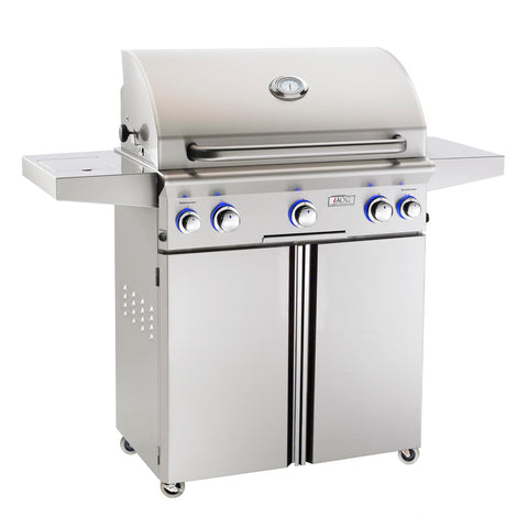 American Outdoor Grill L-Series 30-Inch 3-Burner Propane Gas Grill W/ Rotisserie & Single Side Burner - 30PCL