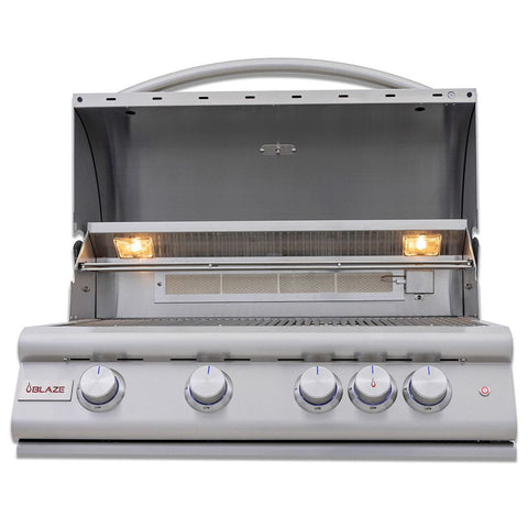 Blaze 32-Inch Built-In Gas Grill with Lights