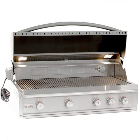 Blaze BLZ-4PRO Professional Built-In Gas Grill with Rear Infrared Burner, 44-inch