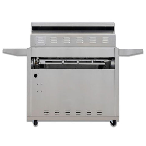 Blaze 40-Inch Gas Grill with Lights on Cart