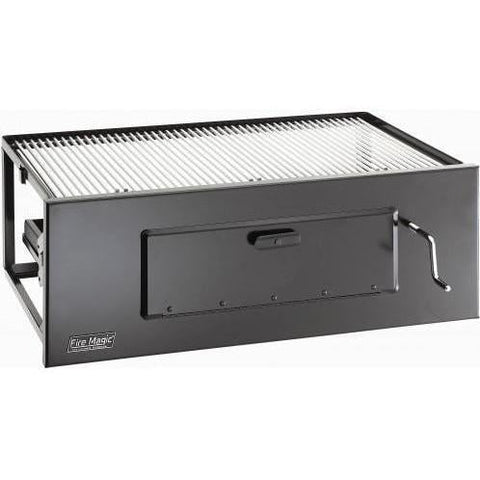 Fire Magic Lift-A-Fire Built-In Charcoal Grill - Large