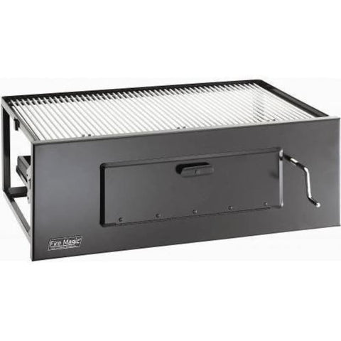 Fire Magic Lift-A-Fire Built-In Charcoal Grill - Small