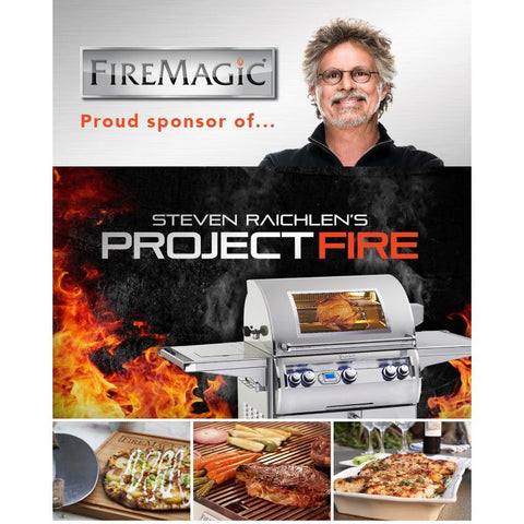 Fire Magic Firemaster Built-In Countertop Charcoal Grill - Small