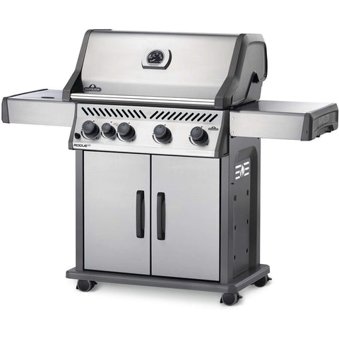Napoleon Rogue XT 525 SIB Propane Gas Grill with Infrared Side Burner - Stainless Steel - RXT525SIBPSS-1