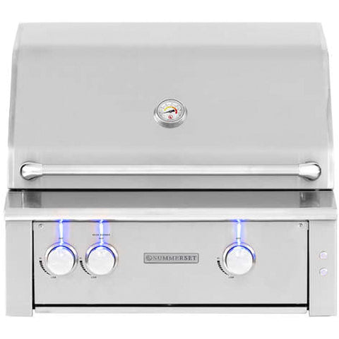 Summerset Alturi 30-Inch 2-Burner Built-In Natural Gas Grill With Stainless Steel Burners & Rotisserie - ALT30T-NG