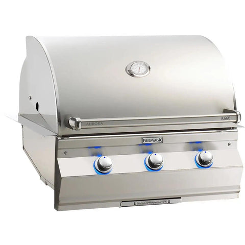 Fire Magic Aurora A660I 30-Inch Built-In Natural Gas Grill With Analog Thermometer - A660I-7EAN