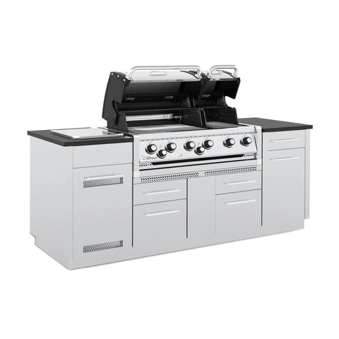 Broil King Imperial S 690i 6-Burner Gas Grill Center With Rotisserie & Side Burner - Stainless Steel