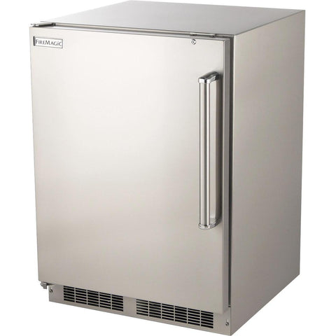Fire Magic 24-Inch 5.1 Cu. Ft. Left Hinge Outdoor Rated Compact Refrigerator - 3589-DL