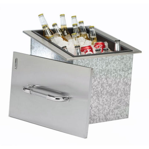 Bull BG-00002 Stainless Steel Drop-In Ice Chest, 16.75x20.25-Inches